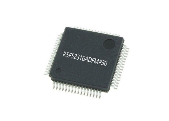 Base de 32 bits 64-LFQFP de la CPU RXv2 del microcontrolador MCU R5F52316ADFM#30 256KB