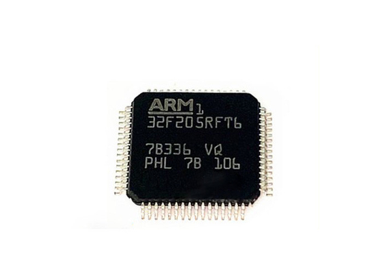 El BRAZO superficial del soporte STM32F205RFT6 120MHz 768KB integró los microcontroladores IC