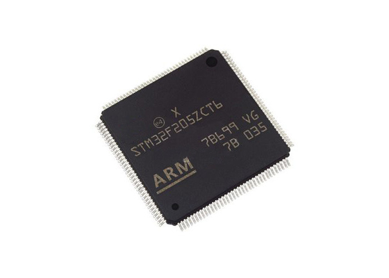Paquete de 32 bits del FLASH 256KB 144LQFP de IC MCU del microcontrolador STM32F205ZCT6