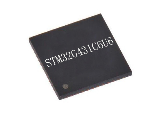 rendimiento del microcontrolador MCU 48UFQFN de la base STM32G431C6U6 170MHz de 32Bit RISC alto