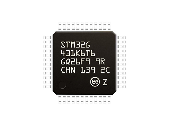Microcontrolador IC del Ultra-Bajo-poder MCU del BRAZO Cortex-M4 de 32-LQFP STM32G431K6T6