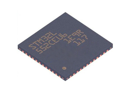 48-UFQFPN microprocesador de destello del microcontrolador del microcontrolador MCU STM32L552CEU6 512KB