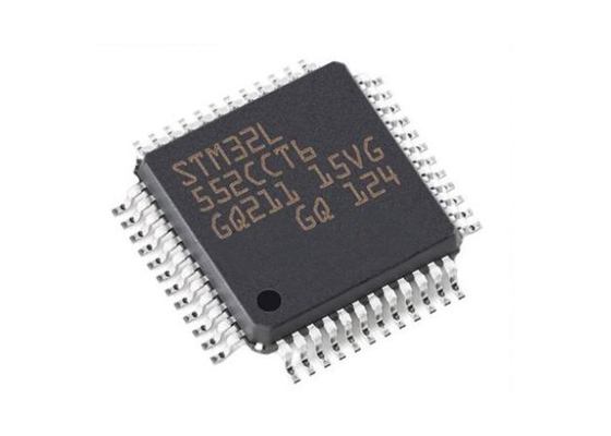 32Bit la sola base STM32L552CCT6 ARMA el microcontrolador MCU 110MHz de Cortex-M33 48LQFP