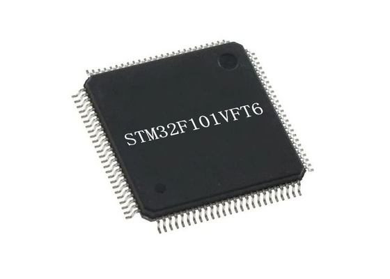 Solo microprocesador del microcontrolador del microcontrolador MCU LQFP100 36MHz de la base STM32F101VFT6