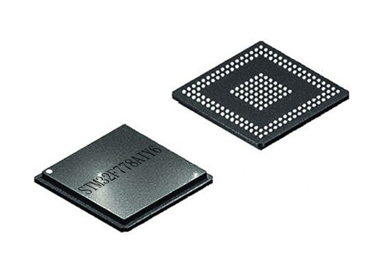 El microcontrolador MCU STM32F778AIY6 ARMA el microprocesador 180UFBGA del microcontrolador Cortex-M7