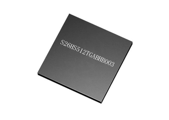 Soporte superficial S26HS512TGABHB003 200MHz del chip CI 24-VBGA NI memoria Flash IC