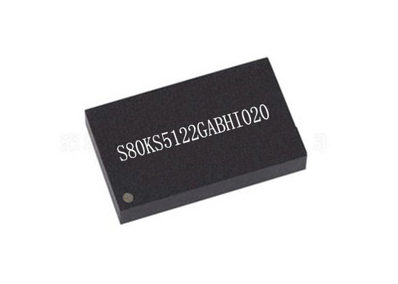 pseudo SRAM microprocesador del circuito integrado de IC S80KS5122GABHI020 FBGA24 de la memoria de 200MHz