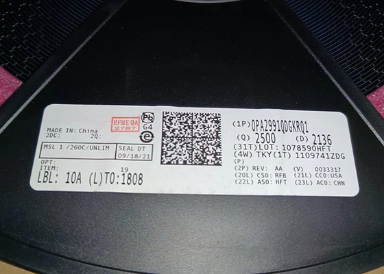 OPA2991QDGKRQ1 Carril-A-carril de fines generales automotriz 8-VSSOP del circuito del amplificador 2