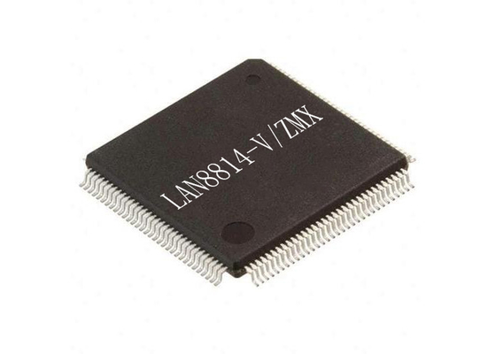 Circuitos electrónicos integrados 128-TQFP LAN8814-V/ZMX 4 puertos Ethernet Transceiver IC
