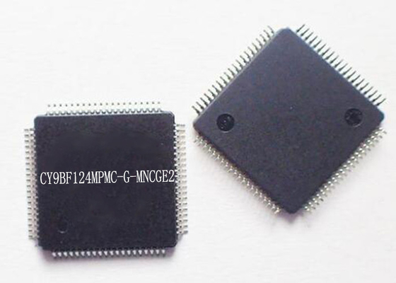 Chip CI de destello del microcontrolador MCU LQFP80 288KB del BRAZO Cortex-M3 CY9BF124MPMC-G-MNCGE2