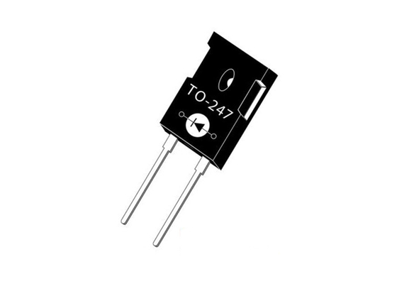 Diodos del microprocesador TO-247-2 del circuito integrado de Schottky MSC020SDA120B del carburo de silicio