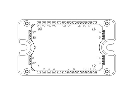 Transistores automotrices del soporte del chasis del arsenal del Mosfet de los módulos MSCSM70VM19C3AG de IGBT