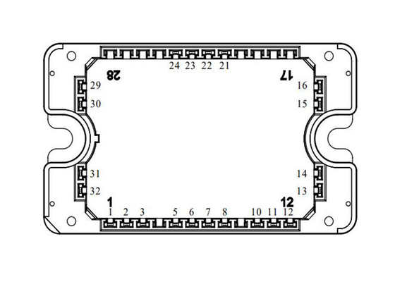 Inversor de tres niveles MSCSM170TLM23C3AG SiC MOSFET Módulo de potencia 1700V 4N-Channel