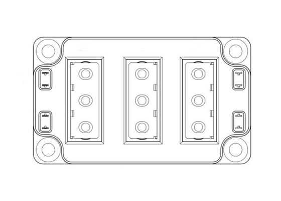Módulos IGBT automotrices MSCSM170DUM039AG 2N-Channel Common Source MOSFET Arrays