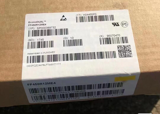 Inversor del puente de la parada de campo del foso del módulo de los transistores FF450R12ME4 IGBT medio