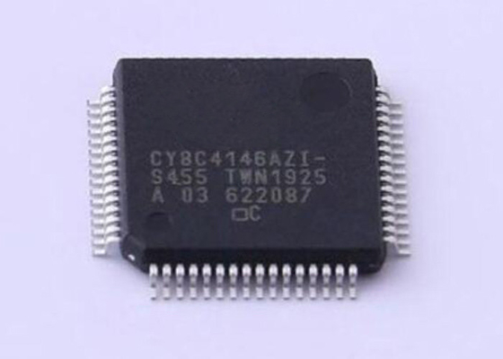 Los solos microcontroladores de la base CY8C4146AZI-S455 saltan el microprocesador del circuito integrado 48MHz