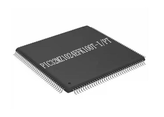Los microcontroladores de destello 1MB saltan la sola base 200MHz de PIC32MZ1024EFK100T-I/PT TQFP100