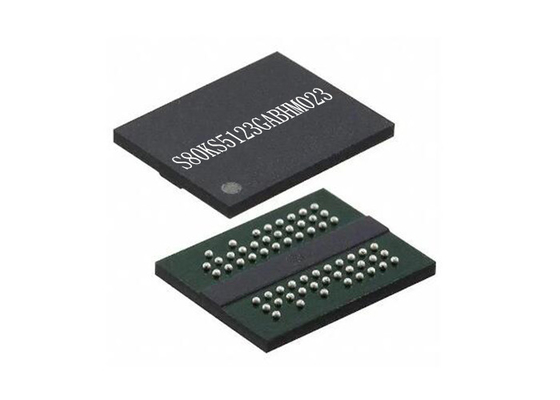 Chips de memoria del microprocesador 24-FBGA 200MHz 512Mbit del circuito integrado S80KS5123GABHM023