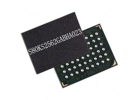 Del circuito integrado S80KS2562GABHA023 pseudo SRAM memoria IC del microprocesador 24-VBGA 256Mbit