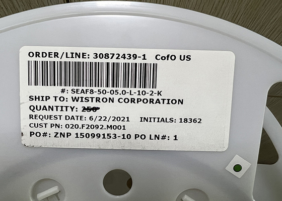 Tablero de la posición del microprocesador 500 del circuito integrado de SEAF8-50-05.0-L-10-2-K para subir al conector