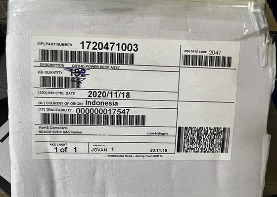 172047-1003 poder del microprocesador 2POS del circuito integrado al conector del tablero