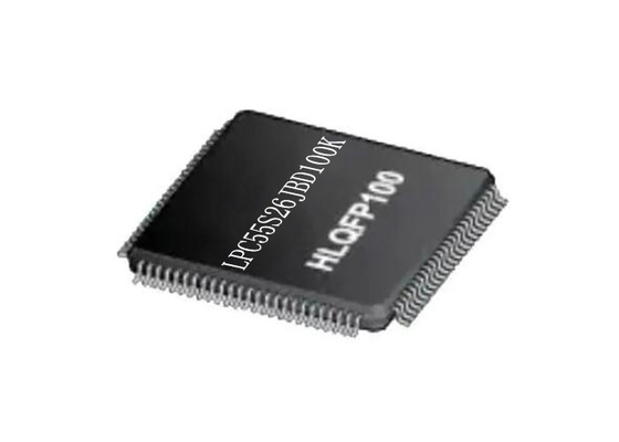 El microcontrolador de destello 256KB salta el microcontrolador MCU 100-LQFP de LPC55S26JBD100K