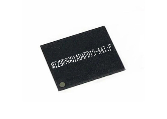 Chips de memoria MT29F8G01ADAFD12-AAT: F 8Gbit multiplexó a NAND Flash Memory IC 24-TBGA