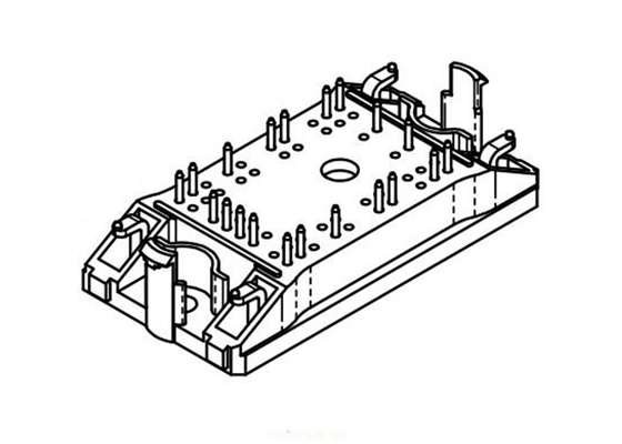 Módulos automotrices de los módulos 158W IGBT del silicio del módulo de poder NXH80T120L2Q0S2G IGBT