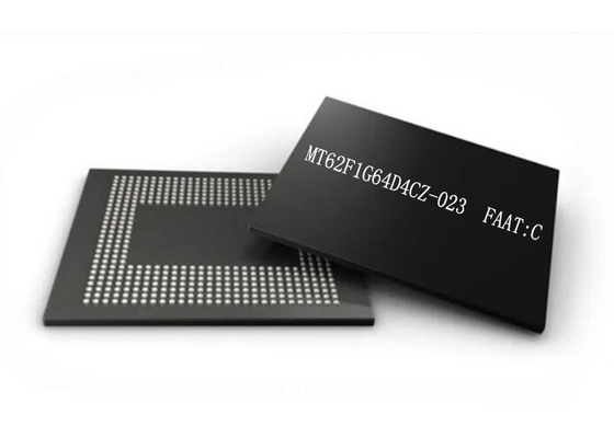 Chips de memoria móviles LPDDR5 MT62F1G64D4CZ-023 de SDRAM FAAT: Paquete de C 64Gbit TFBGA