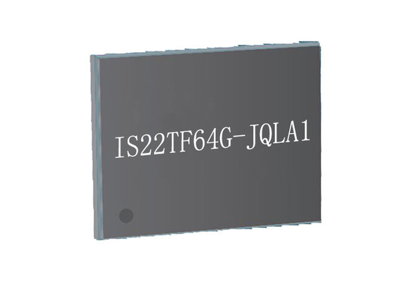 interfaz del eMMC 5,1 de IC de la memoria del microprocesador 512Gbit del circuito integrado de 200MHz IS22TF64G-JQLA1