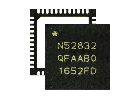 Sistema de NRF52832-QFAB-G-R BT IC RF en un microprocesador 48-VFQFN BT 5,3 SoC