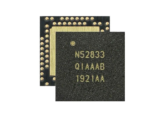 Energía baja Multiprotocol de BT 5,3 SOC IC NRF52833-QIAA-B-R7 2.4GHz BT