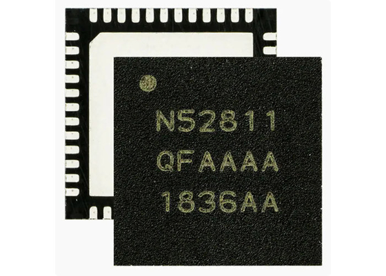 transmisor-receptor superficial IC NRF52811-QFAA-B-R7 del RF del soporte de 2.4GHz 48-VFQFN