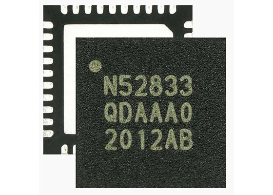 NRF52833-QDAA-B-R7 BT IC RF y soporte inalámbrico de la superficie del transmisor-receptor