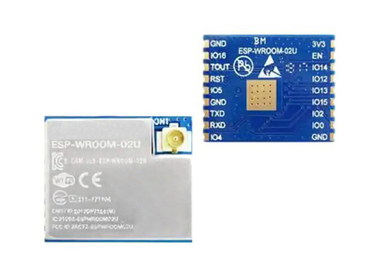 Módulo de comunicación inalámbrico del módulo ESP-WROOM-02U-N4 18-SMD del transmisor-receptor de WiFi