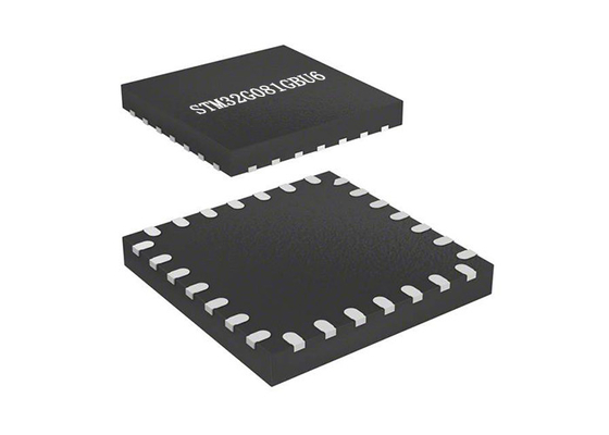 Soporte superficial de 32 bits del Solo-corazón 28-UFQFN de los microcontroladores STM32G081GBU6 del BRAZO