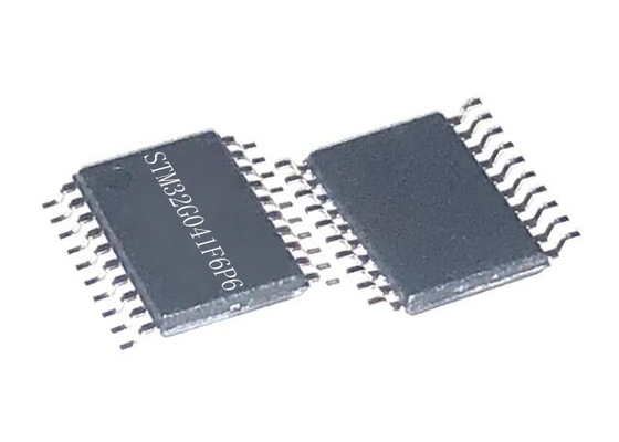 La sola base 32Bit MCU salta STM32G041F6P6 EL BRAZO Cortex-M0+ 20-TSSOP