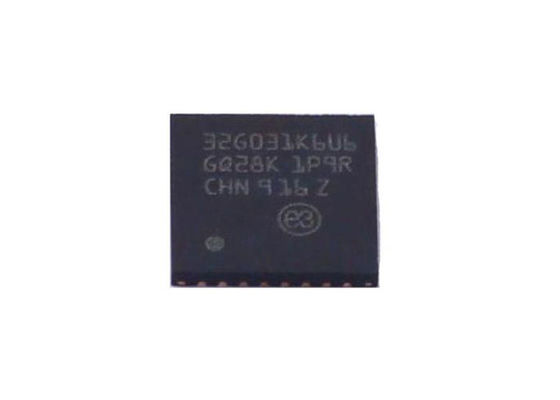 Soporte superficial de IC 32-UFQFN de los microcontroladores del BRAZO del microcontrolador MCU STM32G031K6U6