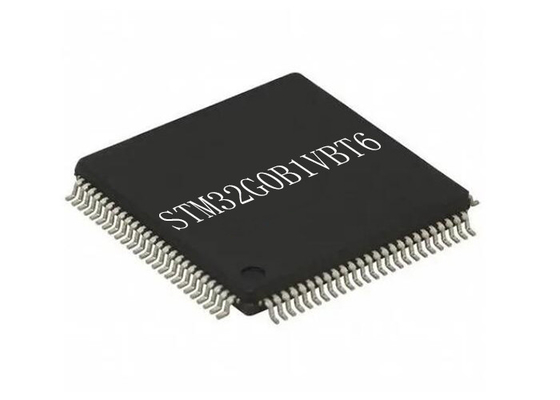 El microcontrolador de destello del microcontrolador MCU STM32G0B1VBT6 128KB salta 100-LQFP