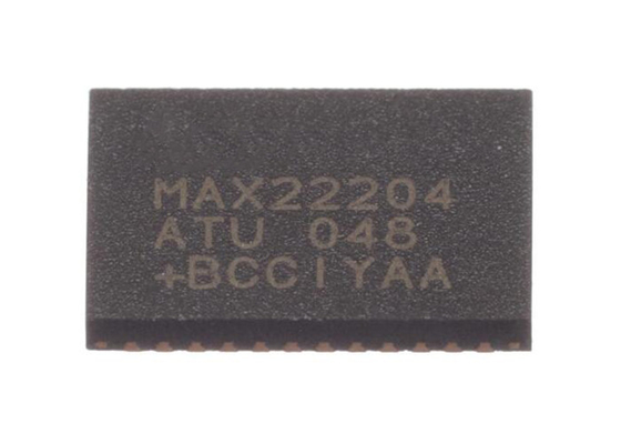 Puente de pasos del conductor 38-WFQFN del motor de Chip MAX 22204ATU+ del circuito integrado medio