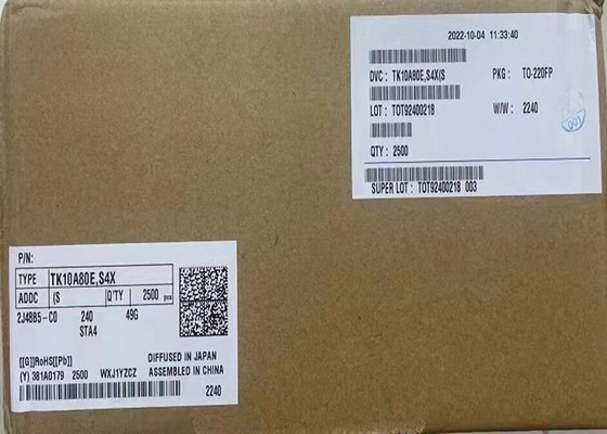 Chip de circuito integrado TK10A80E MOSFET de canal N Transistores de 800 V 10 A