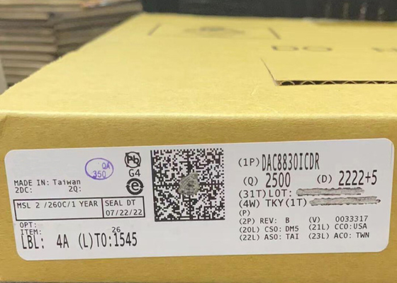 DAC8830ICDR Conversores de potencia ultrabaja de 16 bits de salida de voltaje digital a analógico