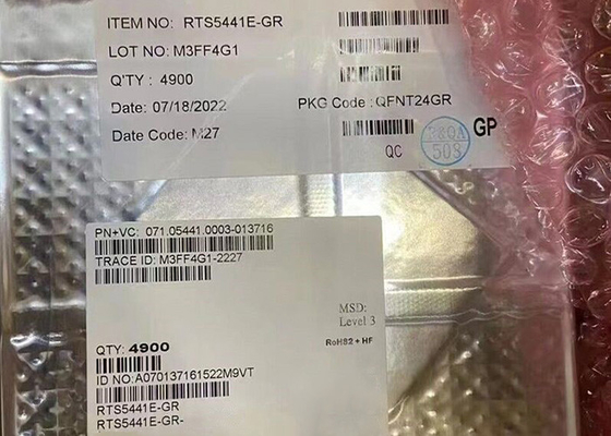 Chip de circuito integrado RTS5441E-GR USB Tipo-C controlador de PD IC 10Gbps paquete QFN