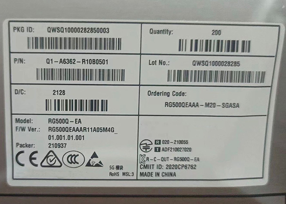 RG500Q Sub-6 GHz LGA 5G módulo, módulo receptor 6GHz Antena