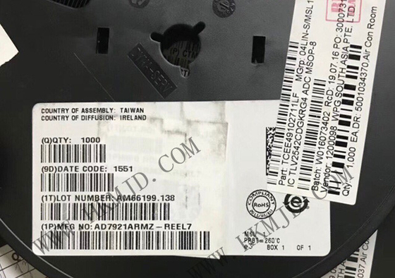 Chip de circuito integrado AD7921ARMZ 72,5 dB Convertidor analógico a digital