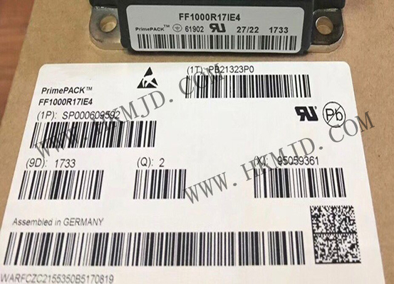 Módulos IGBT para automóviles FF1000R17IE4 PrimePACK 1700V 1000A Módulo IGBT doble de medio puente