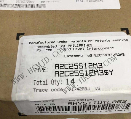 Módulos IGBT para automóviles A2C25S12M3 25A 197W Módulos IGBT de parada de campo de la puerta de la zanja