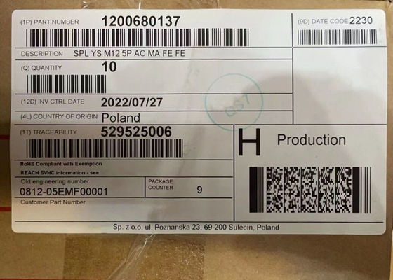 Chip de circuito integrado 1200680137 4A Adaptadores de conectores circulares de 36 V