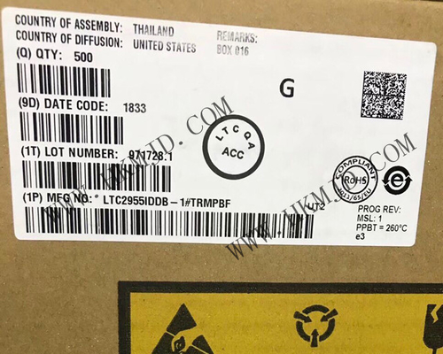 Chip de circuito integrado LTC2955IDDB-1 Controlador de encendido/apagado