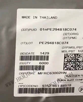 El chip de circuito integrado MFRC63002HN 3V RFID Transponder IC 32-VFQFN